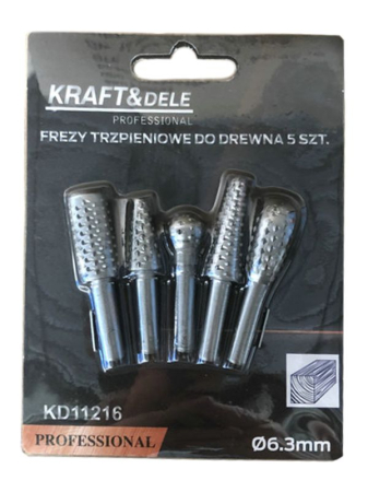Set de freze pentru metal si lemn 5 buc (KD11216) [1]