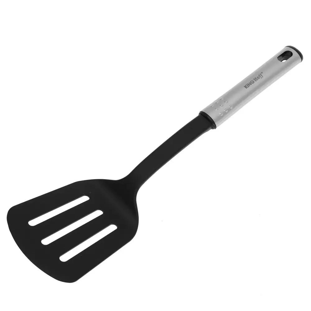 Set de ustensile de bucatarie din otel si nailon, 6 ustensile si suport (KH-1569) [5]