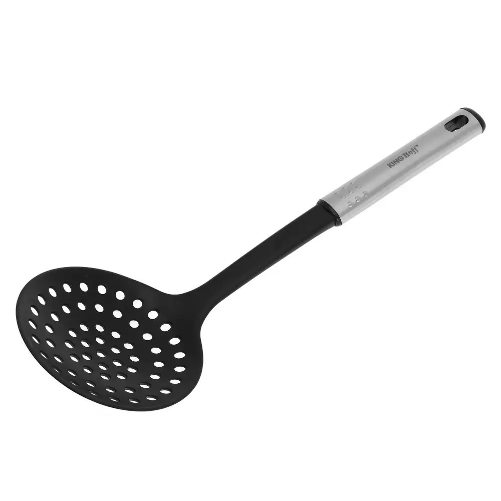 Set de ustensile de bucatarie din otel si nailon, 6 ustensile si suport (KH-1569) [3]