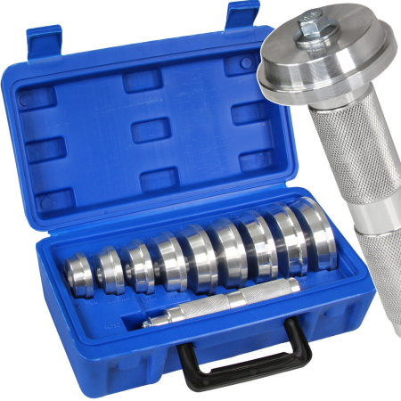 Scule Atelier Auto - Set dornuri aluminiu pentru montat rulmenti si simeringuri 39.5-81mm (M06010)