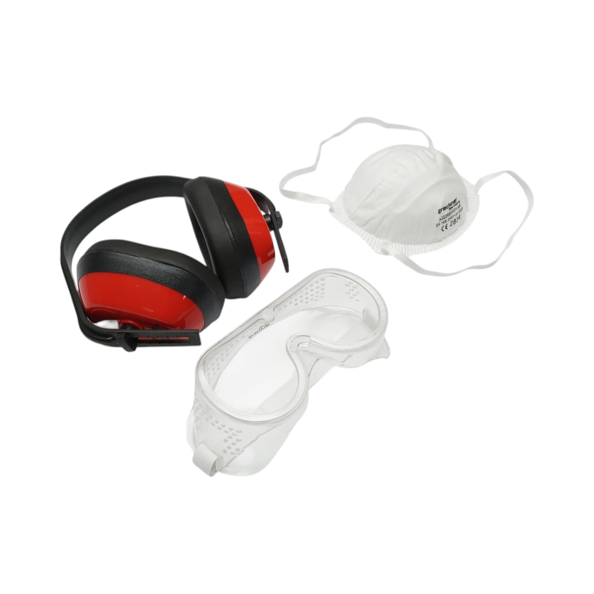 Set echipament de lucru masca praf, ochelari si casti Breckner Germany DISEV50 (BK77682) [1]