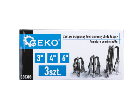 Set extractoare cu 3 brate 75 100 si 150 mm pentru rulmenti si scripeți (G30308) [8]