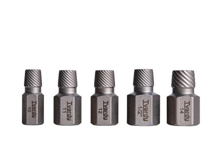Set extractoare suruburi rupte 15 piese CrMo cu cap hexagonal (T00065) [9]