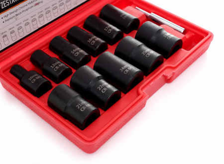 Set extractor 10-27mm suruburi piulite rotunjite deteriorate rupte (KD11792) [5]