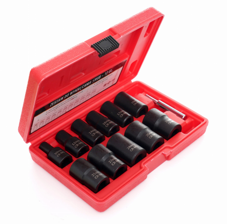 Set extractor 10-27mm suruburi piulite rotunjite deteriorate rupte (KD11792) [1]