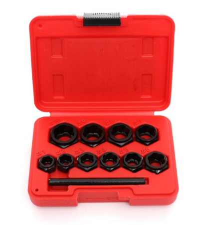 Altele - Set extractor 9-19mm suruburi piulite rotunjite deteriorate rupte 10 piese (KD10269)