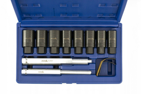 Set extractor surub antifurt 18-25mm 10piese (A-LONUT) [2]