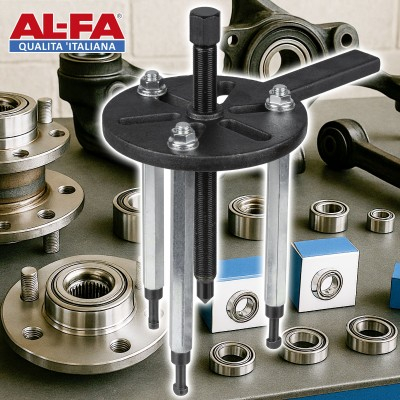 Set extractor universal pentru rulmenti interiori si buse cu adaptoare in valiza (ALIBP2744) [7]