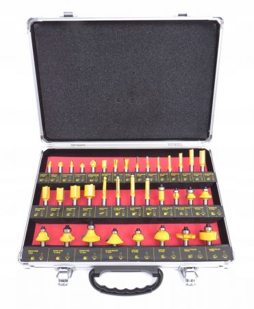 Set freza lemn 35 piese 8mm (M22550) [1]