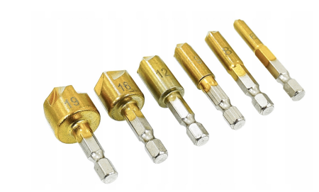 Set freze conice pentru lemn si placaj, 6 piese (V05045) [3]