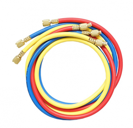 Scule Atelier Auto - Set furtune agent frigorific 1.5 m pentru freon AC R143A, R502, R22, R12 DISEU23 (BK77541)