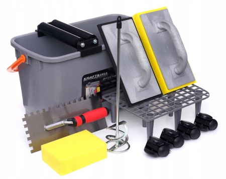 Scule pentru instalatori - Set galeata 24L accesorii chituire zugravire (KD10785)
