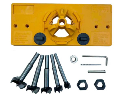 Set ghidaj de gaurire pentru balamale 12 elemente (KD11251) [4]