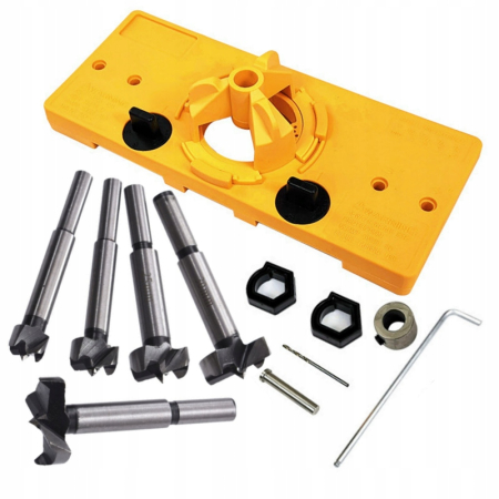 Set ghidaj de gaurire pentru balamale 12 elemente (KD11251) [6]