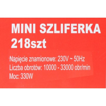 Set kit mini polizor multifunctional 330W 218 piese (MXMS301) [14]