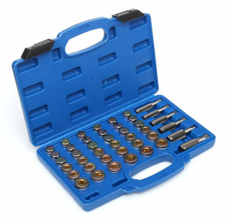 Filetare Reparatie filete / anvelope - Set kit reparatie filet dop buson baie de ulei 114 piese ( TA1131)