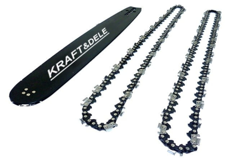 Produse noi (necategorizate) - Set lama ghidaj drujba motofierastrau 38cm + 2 lanturi (KD10151)