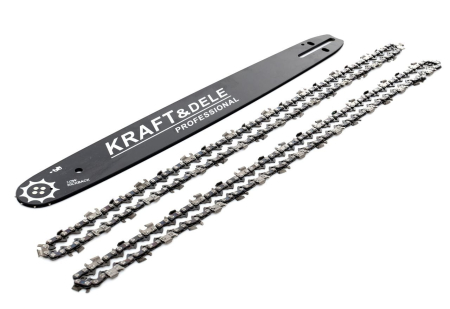 Produse noi (necategorizate) - Set lama ghidaj drujba motofierastrau 45cm + 2 lanturi (KD10153)