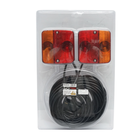 Set lampi magnetice 12V pentru remorca, fisa 7 pini, cablu intre stopuri de 2.5m, cablu fisa 7.5m DISSA96 (BK69080) [4]