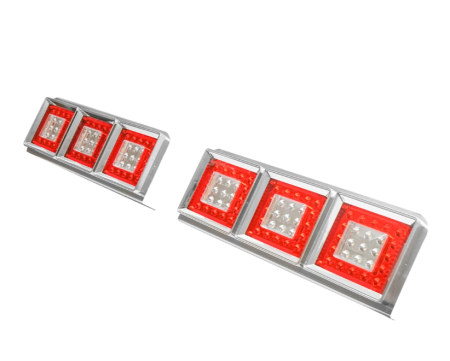 Set lampi spate camion cu LED fara semnalizare 598x220, 12/24V DISNZ58 (BK69103) [1]