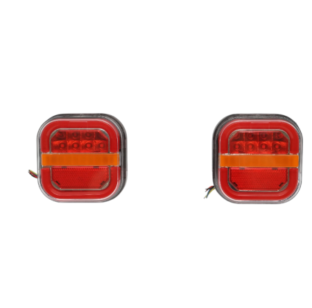 Produse noi (necategorizate) - Set lampi spate LED remorca/camion 12-24V 97x95x34 DISMH37 (BK78879)
