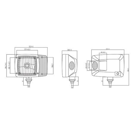 Set lampi tip far cu semnalizare stanga/dreapta 12V HR-A-023 DISCZ57 (BK69141) [4]