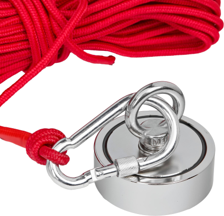 Set magnet neodium ridicat 180kg + franghie 20m (KD10418) [15]