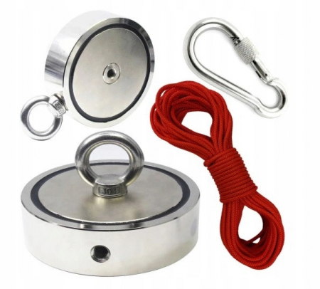 Accesorii piese - Set magnet neodium ridicat 340kg + franghie (KD10419)