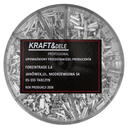 Set mansoane neizolate 1900piese cuple cablu mufa (KD10495) [2]