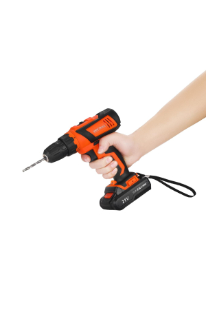 Set masina aparat de gaurit insurubat bormasina autofiletanta cu acumulator 21V 2 baterii 2Ah + accesorii (KD3356) [11]