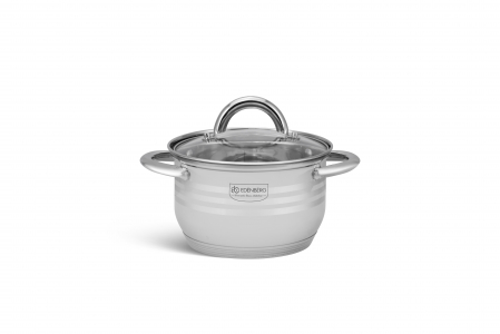 Set oale si tigaie marmorata inox 12 piese fund multistraturi gaz si inductie (EB-4043) [2]