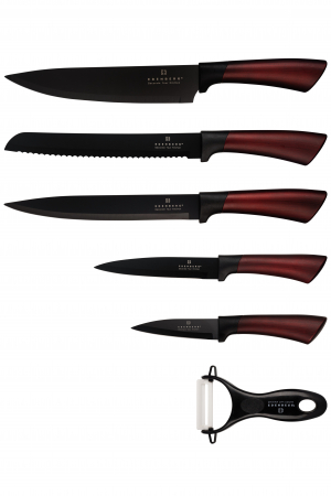 Set oale si tigaie marmorata inox + set cutite otel inoxidabil (EB-4043+EB-5115) [2]