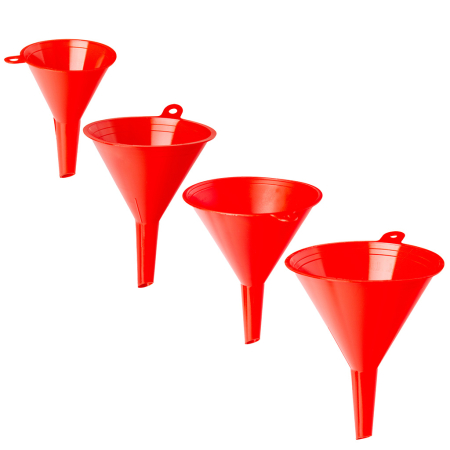 Altele - Set palnii din plastic 4 piese, 50-115 mm, pentru combustibil si lichide (M78330)