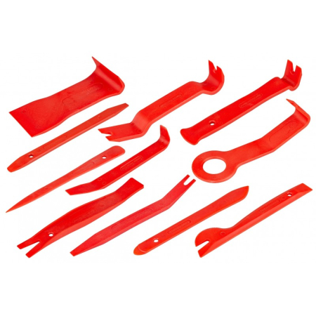 Altele - Set parghii si spatule demontat tapiterie auto 11 piese cu husa (ZDT-11)