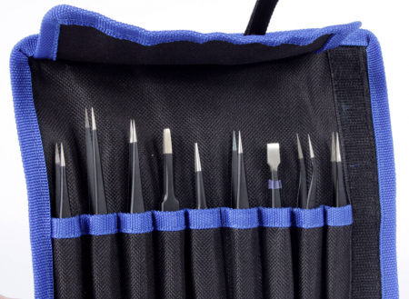 Set pensete profesionale de precizie metalice 10piese (BP-3691) [3]