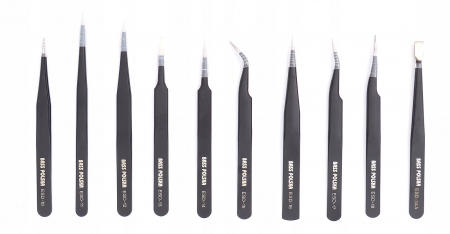Set pensete profesionale de precizie metalice 10piese (BP-3691) [16]