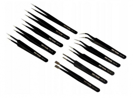 Set pensete profesionale de precizie metalice 10piese (BP-3691) [4]