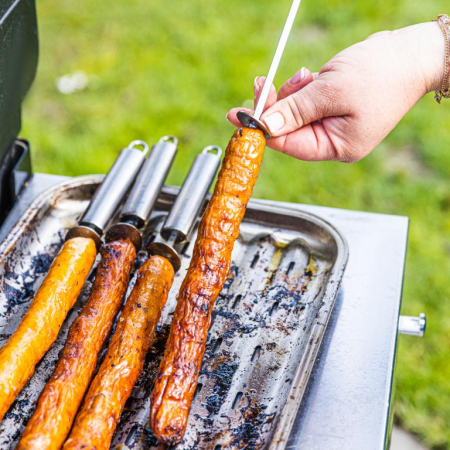 Set pentru gratar din otel inoxidabil in servieta, 10 piese (KB-7901) [6]