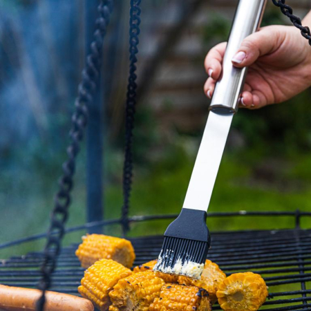 Set pentru gratar din otel inoxidabil in servieta, 10 piese (KB-7901) [11]