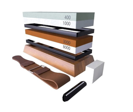 Altele - Set piatra ascutit lustruit cutite diferite granulatii (KD10576)