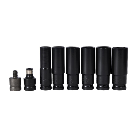 Set Pistol cheie masina insurubat desfacut cu impact acumulator 21V 750Nm 2x3000mAh + chei tubulare (KD3407) [17]