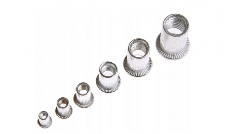 Set piulite cu filet nituibile nituit M3-M10 150 piese aluminiu (S11361) [5]