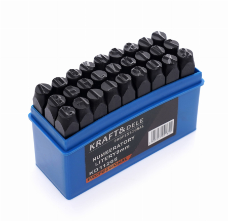 Produse noi (necategorizate) - Set poansoane de marcat cu litere 27 buc (KD11205)