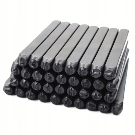 Set poansoane litere A-Z si cifere numere 0-9 10mm 36piese (S12103) [1]