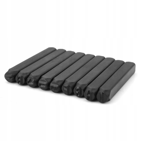 Set poansoane litere A-Z si cifere numere 0-9 6mm 36piese (S12101) [5]