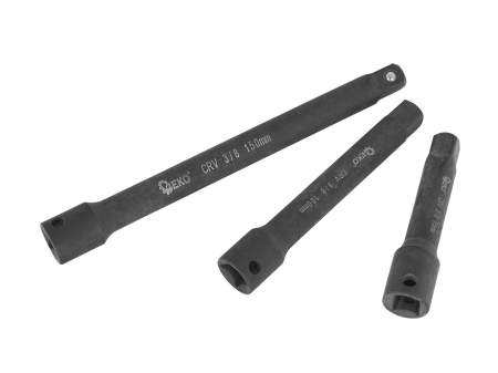 Set prelungitoare adaptori tubulare de impact 1/4", 3/8", 1/2" 9 piese (G10531) [5]