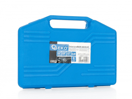 Set prelungitoare adaptori tubulare de impact 1/4", 3/8", 1/2" 9 piese (G10531) [9]