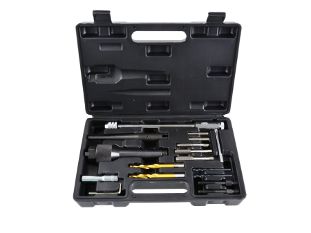 Altele - Set profesional pentru demontare bujii incandescente rupte M8 M10 si reparare filet (G02794)