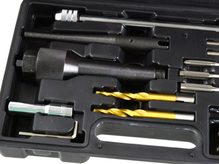 Set profesional pentru demontare bujii incandescente rupte M8 M10 si reparare filet (G02794) [4]