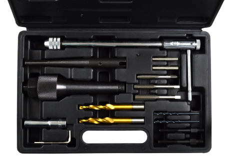 Set profesional pentru demontare bujii incandescente rupte M8 M10 si reparare filet (G02794) [1]